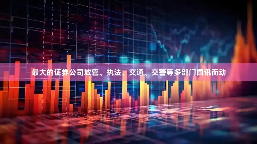 最大的证券公司城管、执法、交通、交警等多部门闻讯而动